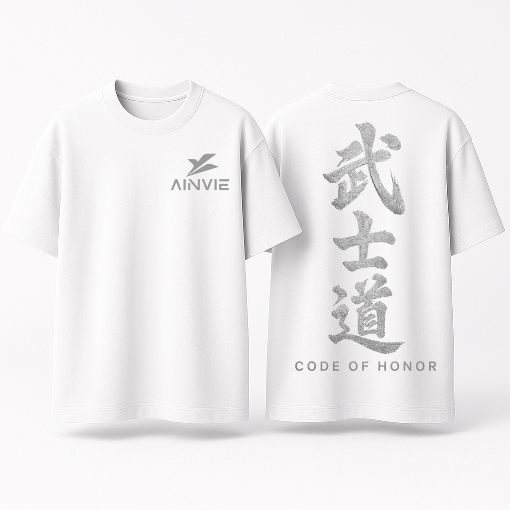 Code of Honor Bushidō Oversized T-Shirt – 220 GSM | 100% Cotton Premium Streetwear