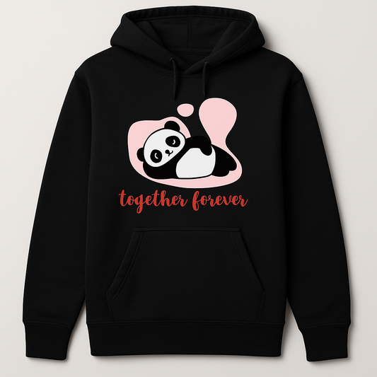 Together Forever Panda Hoodie – Cozy Couple Edition