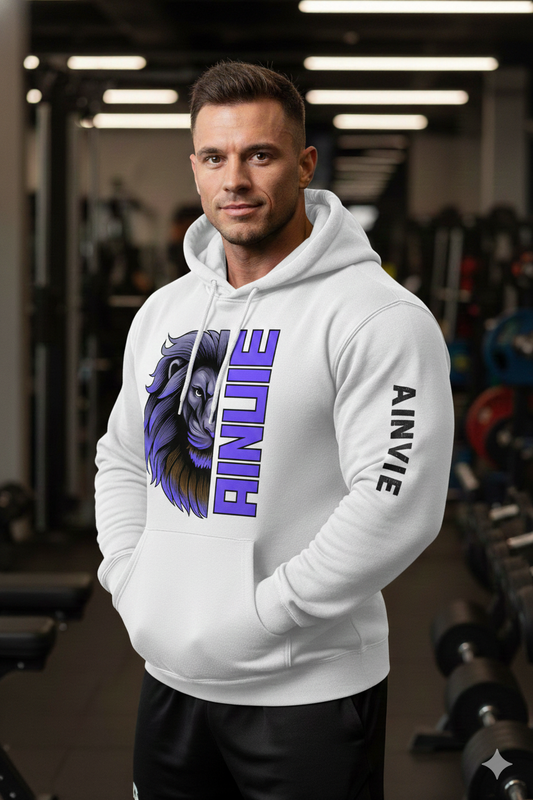 “AINVIE® Royal Beast Hoodie – Power in Silence Edition”