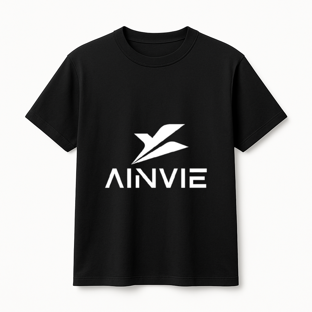 AINVIE Signature LOGO --- Premium Cotton Regular Fit T-Shirt