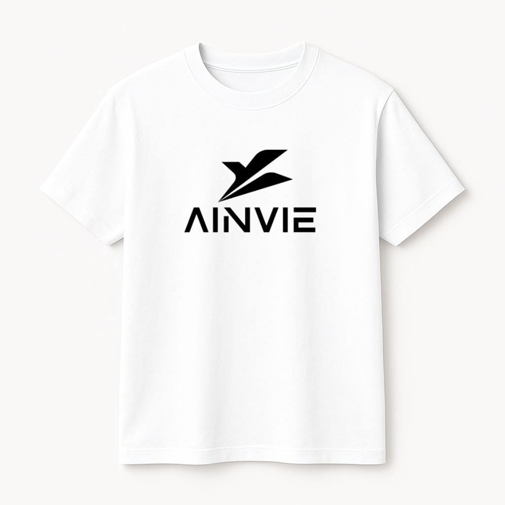 AINVIE Signature LOGO --- Premium Cotton Regular Fit T-Shirt