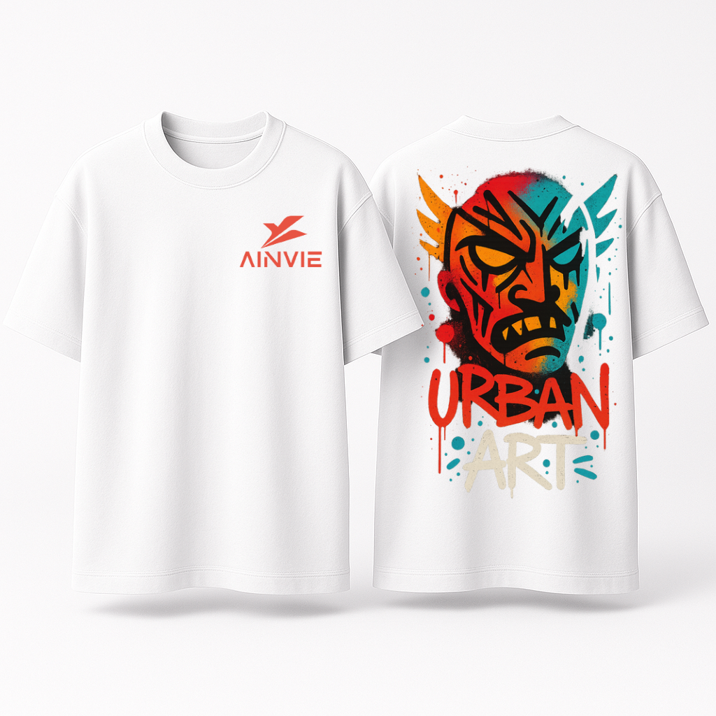 Urban Art Oversized T-Shirt – 220 GSM | 100% Cotton Premium Streetwear