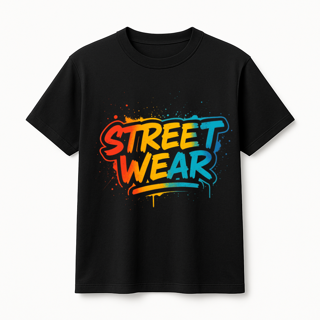 AINVIE Street Wear Graffiti T-shirt – Urban Vibe Edition (100% Cotton, 180 GSM)