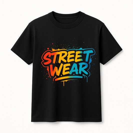 AINVIE Street Wear Graffiti T-shirt – Urban Vibe Edition (100% Cotton, 180 GSM)
