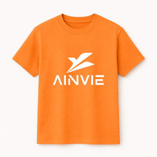 AINVIE Signature LOGO --- Premium Cotton Regular Fit T-Shirt