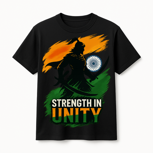Strength in Unity – Premium 100% Cotton T-shirt (Black & White Variants)