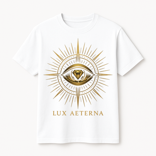 LUX AETERNA – Eternal Light Diamond Eye T-Shirt (Regular Fit)