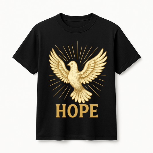 HOPE - Radiant Dove Premium Cotton T-Shirt