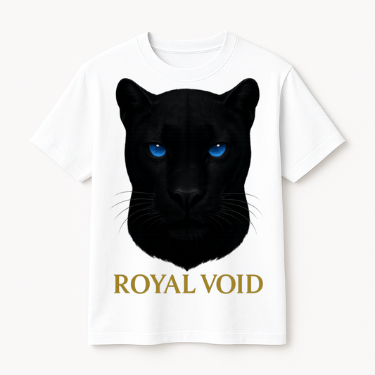 ROYAL VOID – Blue-Eyed Panther Graphic T-Shirt (Regular Fit)