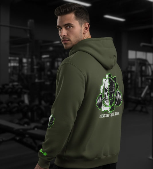 Iron Legacy Skull Hoodie – Strength Finds a Way