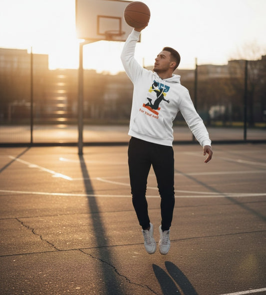 For Your Self – Retro Basketball Hoodie