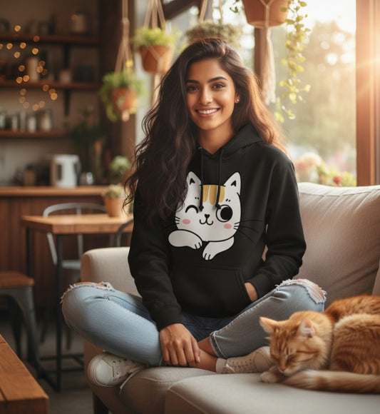 AINVIE Lucky Cat Hoodie