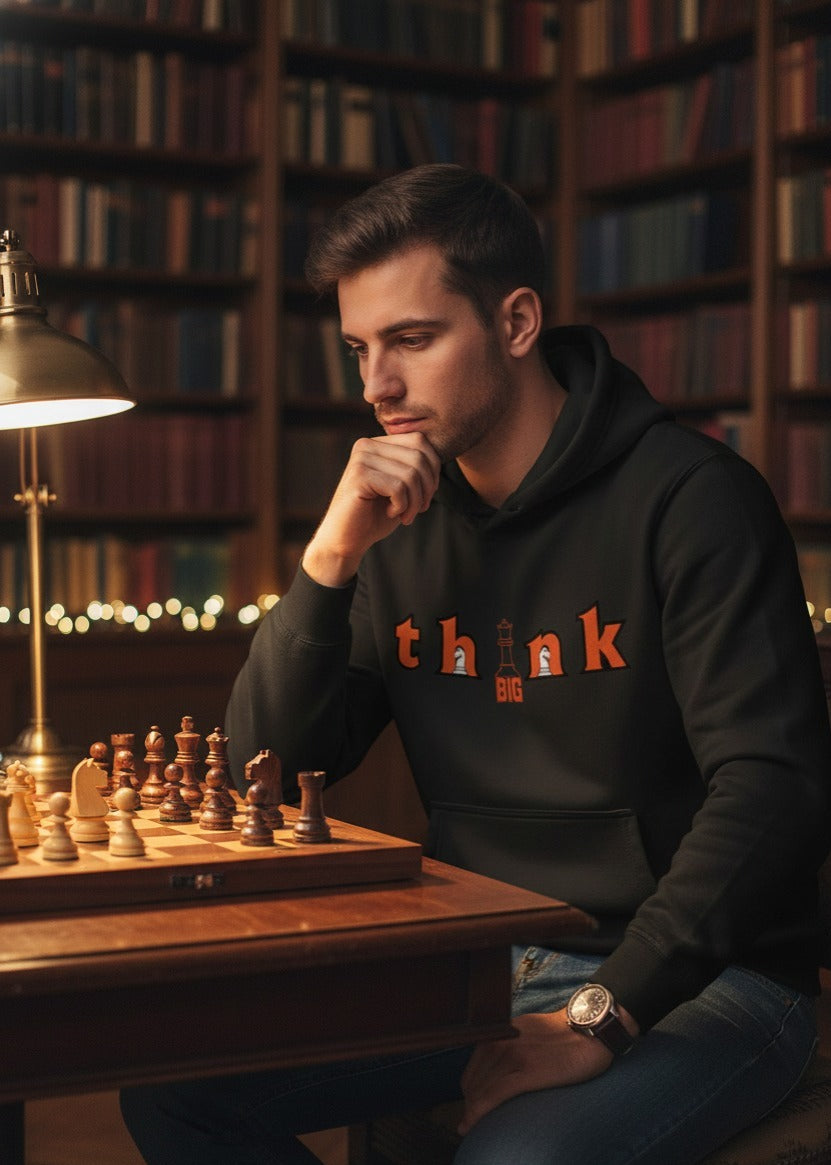 THINK BIG – Chess Mindset Hoodie
