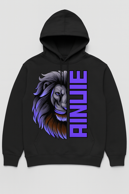 “AINVIE® Royal Beast Hoodie – Power in Silence Edition”