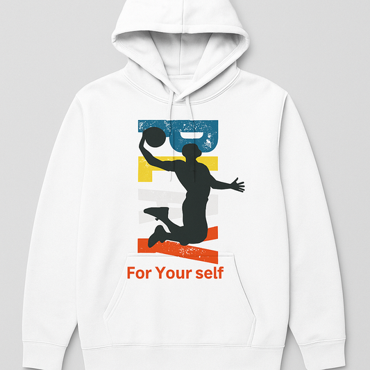 For Your Self – Retro Basketball Hoodie